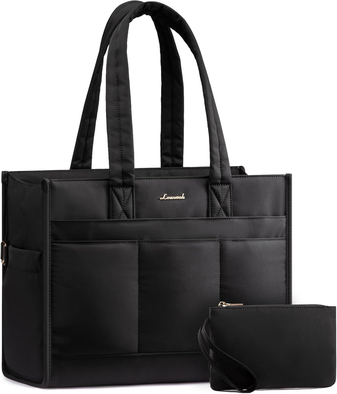 LOVEVOOK Shopper Tasche Damen, Handtasche Mittelgross, leichte Arbeitstasche,15,6 Zoll Laptoptasche