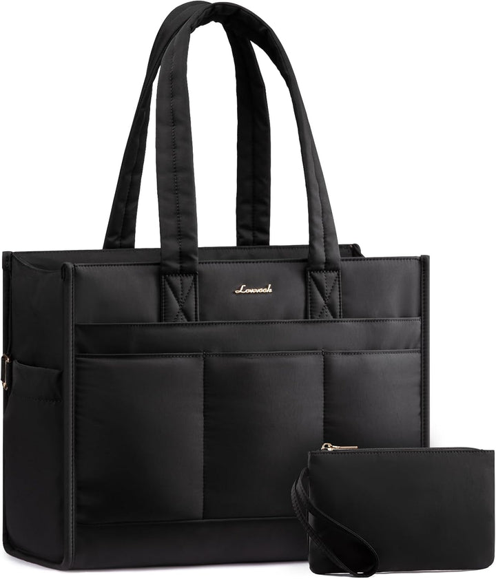 LOVEVOOK Shopper Tasche Damen, Handtasche Mittelgross, leichte Arbeitstasche,15,6 Zoll Laptoptasche