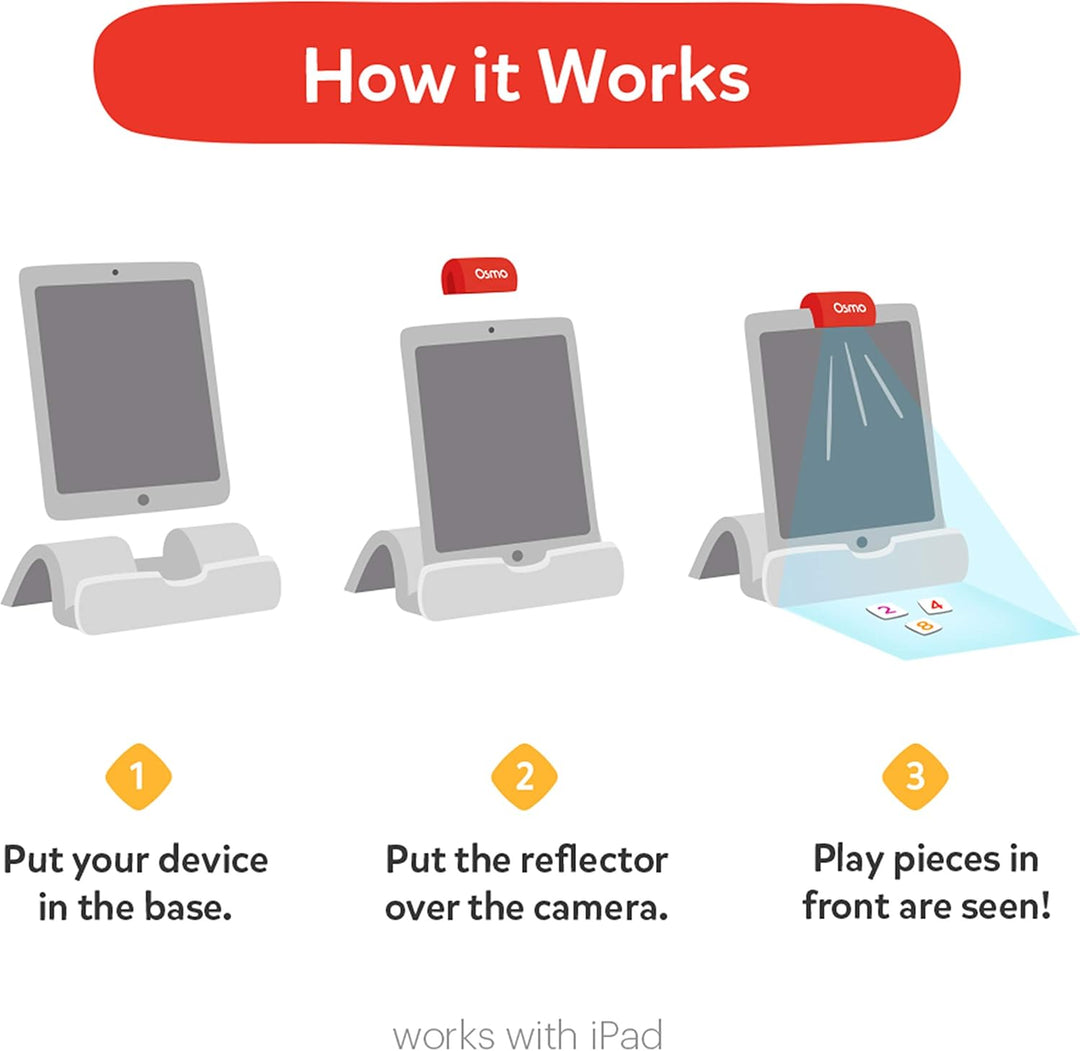OSMO New Base for iPad- die Neue Basis für das iPad - inklusive 2 Lernspiele - Masterpiece und Newto