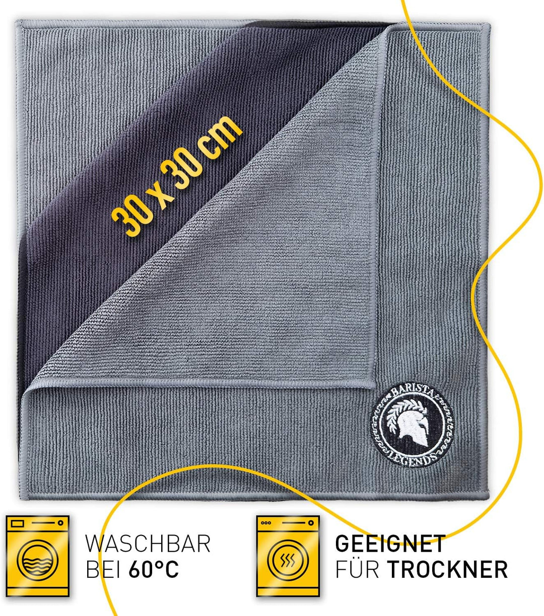 Barista Legends® Abklopfbehälter für Siebträger mattschwarz - Knock Box für Kaffeesatz mit spezielle