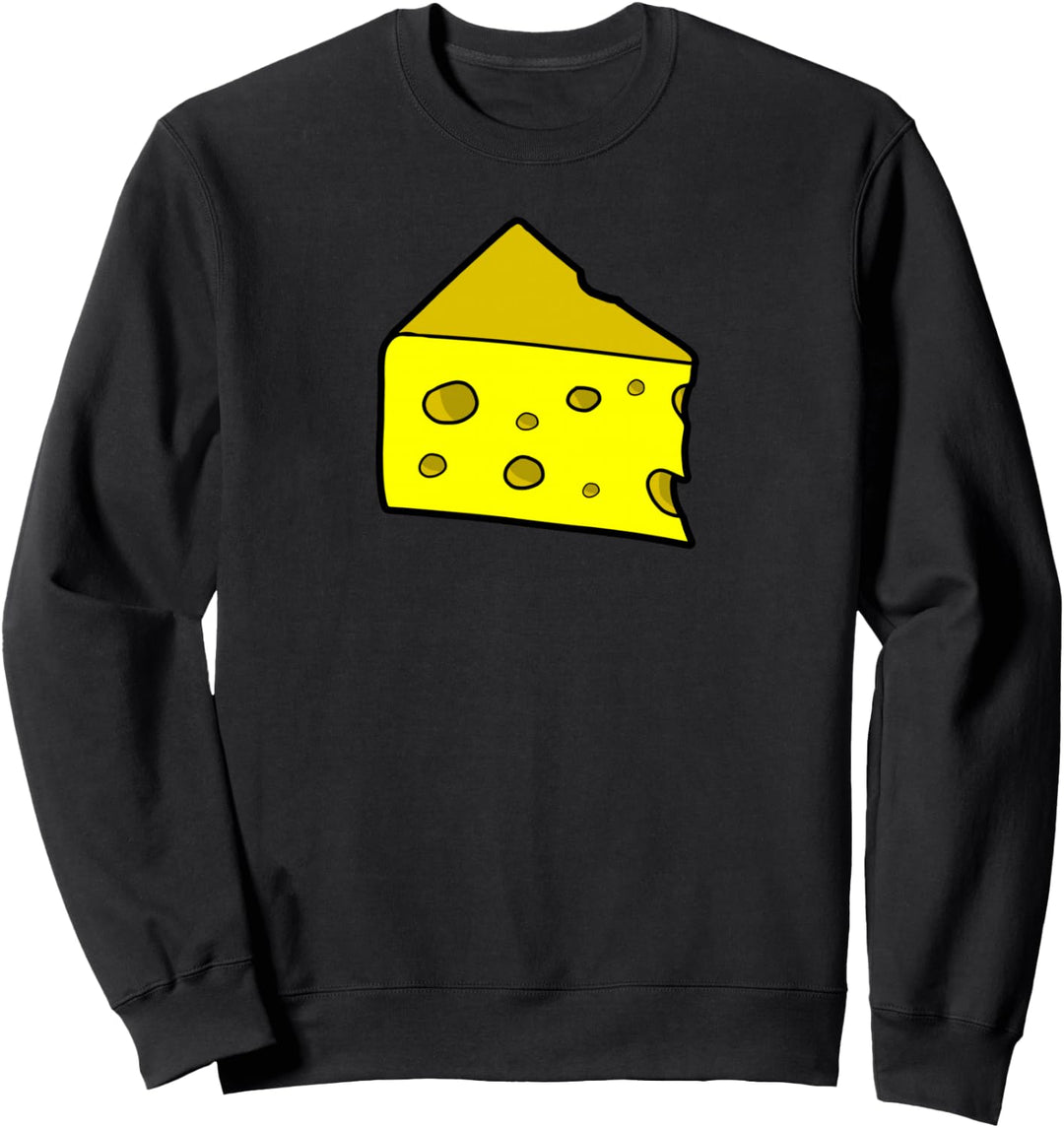 Käse Pizza Gouda Edamer Gourmet Witzig Sweatshirt