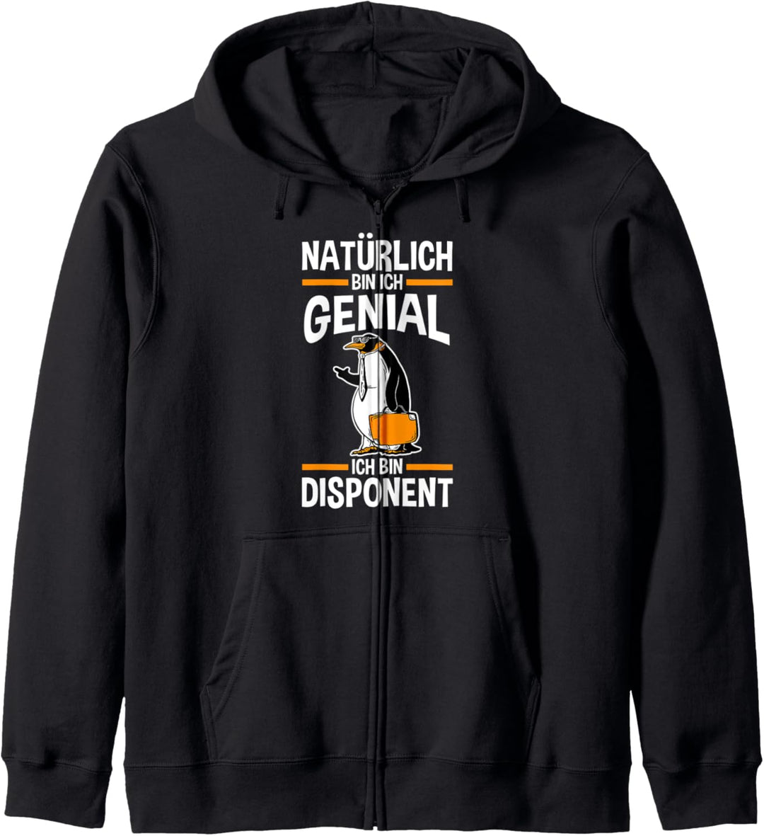 Pinguin Disponent Disponenten Kapuzenjacke