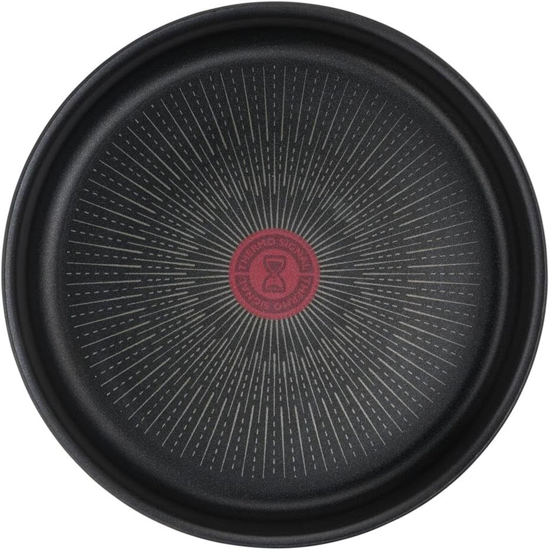 Tefal L7633502 Ingenio Unlimited Kochtopf mit abnehmbarem Griff, 24 cm, stapelbar, platzsparend, ant
