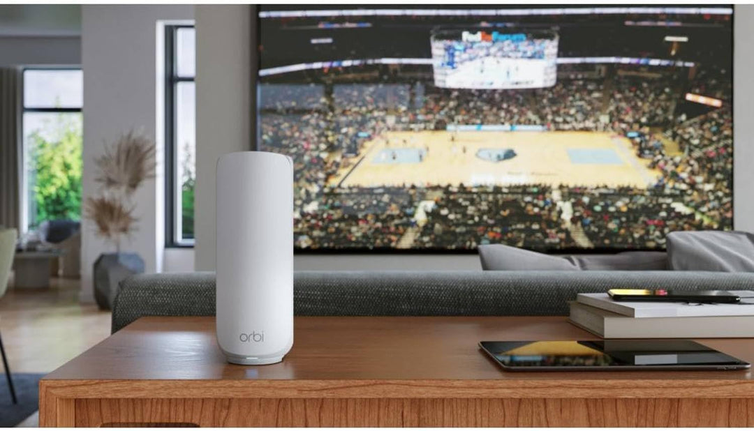 NETGEAR Orbi Serie 370 | Mesh WiFi 7 Satellit | RBE370 | Kompatibel mit Orbi Serie RBE372 / RBE373 |