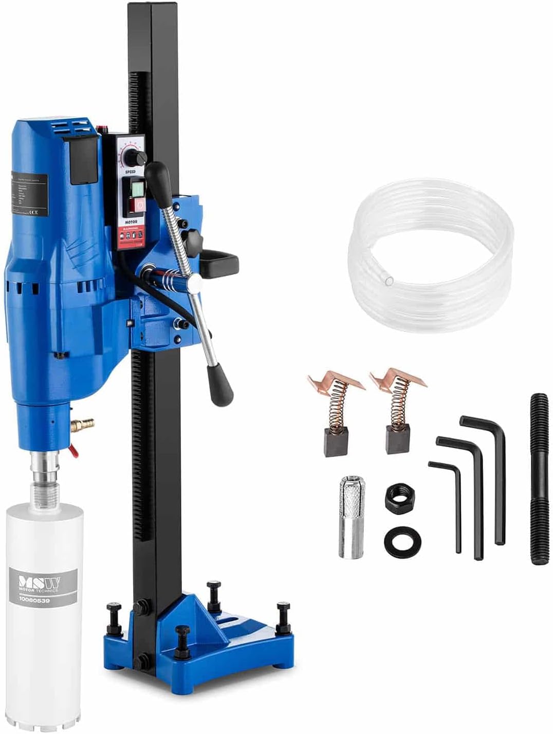 MSW Kernbohrgerät Magnetbohrmaschine Kernbohrmaschine MSW-DDM255 (3300 W, 580 U/min, Bohrdurchmesser