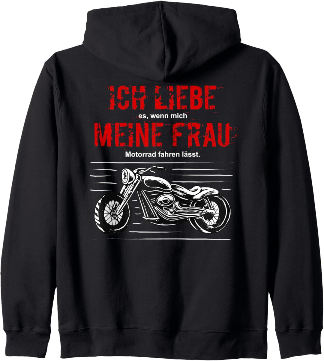 Ich Liebe Es Wenn Meine Frau Mich Motorrad Fahren Lässt Kapuzenjacke