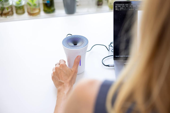 BONECO Luftbefeuchter U50 I USB Mini Luftbefeuchter I LED-Farbwechsel I Diffusor I Super leise I USB
