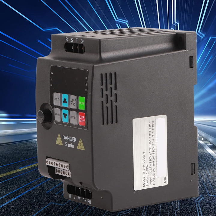 380 V 2.2kw Mini VFD Frequenzumrichter 3 phasen-Wechselstrom Wechselrichter für 3 phasen Drehstrommo