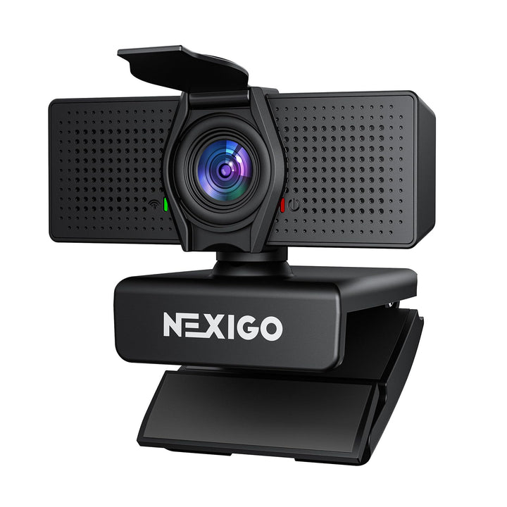 NexiGo N60 Pro 4K Webcam, Sony-Sensor, Autofokus, 1080p 60fps, Noise-Cancelling-Mikro, Sichtschutz,