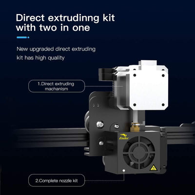 Creality Original Ender-3 Direkt Extrudierungs Kit Upgrade Direkt Extruder Komplettes Hotend-Düsen-K