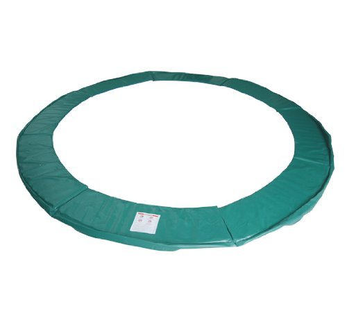 HOMCOM Trampolin Randabdeckung Sicherheitsnetz Wetterplane Leiter Randabdeckung: Ø 244cm Ø 244cm Grü