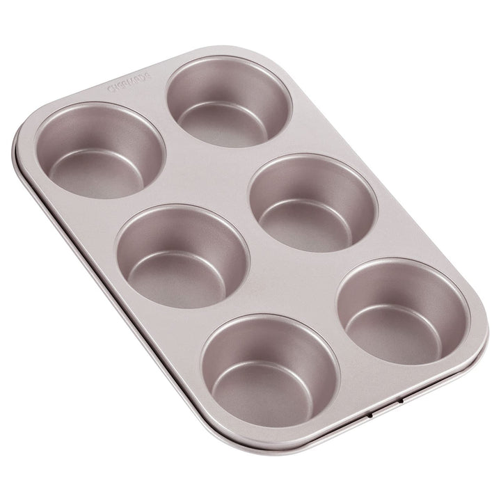 CHEFMADE Muffin Kuchen Pan, 6-hohlraum Nicht-Stick Cupcake Pan Backformen für Ofen Backen (Champagne