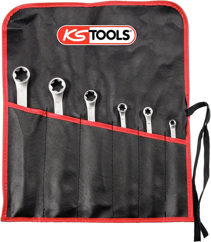 KS Tools 911.0370 CLASSIC TX-E-Doppel-Ringschlüssel-Satz, 6-tlg.