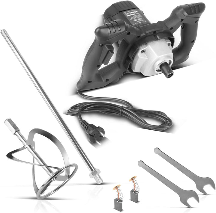 STAHLWERK Rührwerk RW-1200 ST mit 1.200 W und 850 U/min elektrischer Mörtelrührer | Mörtelmischer |