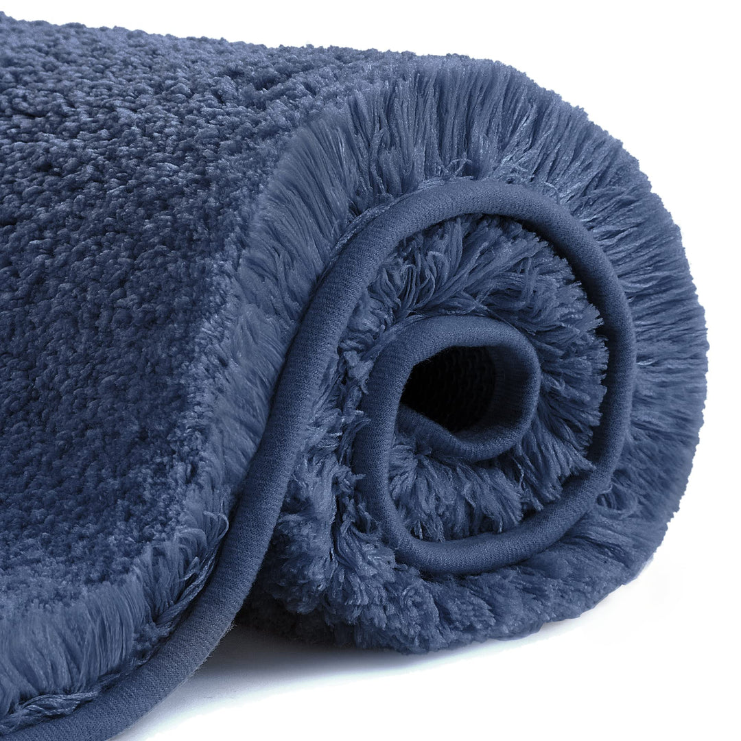 Badematte Rutschfest Badteppich Verdickt Badezimmerteppich Weich Badeteppich Flauschige Mikrofaser B