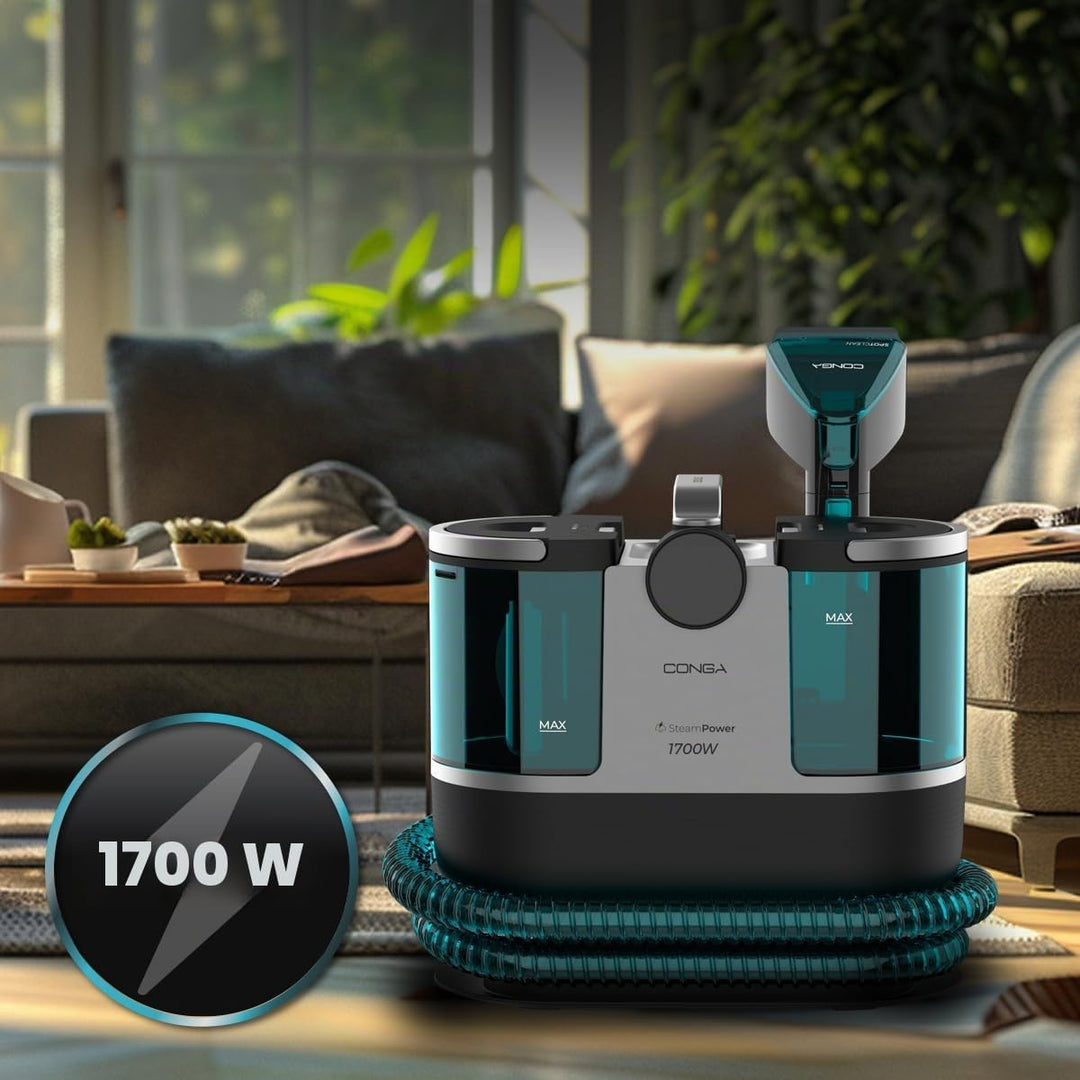 Cecotec Polsterreiniger und Staubsauger Conga 7000 Carpet&Spot Clean Steam XXL Essential, 1700W, 3in