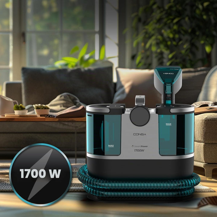 Cecotec Polsterreiniger und Staubsauger Conga 7000 Carpet&Spot Clean Steam XXL Essential, 1700W, 3in