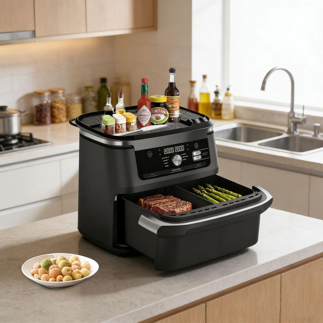 Airfryer Zubehör für Ninja AF500EU AF400EU AF451EU DZ401,Ninja Heissluftfritteuse Zubehör Aufbewahru
