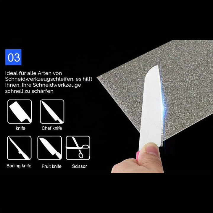 80 Körnung Schärfstein Diamant Läppplatte, 80-3000 Grit Diamant Schärfsteine Werkzeug zum Fixieren u