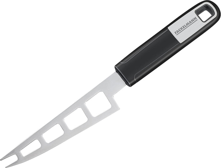 FACKELMANN Käse-Set Sense, Küchenhelfer aus hochwertigem Edelstahl mit langlebigem Soft-Touch-Griff,