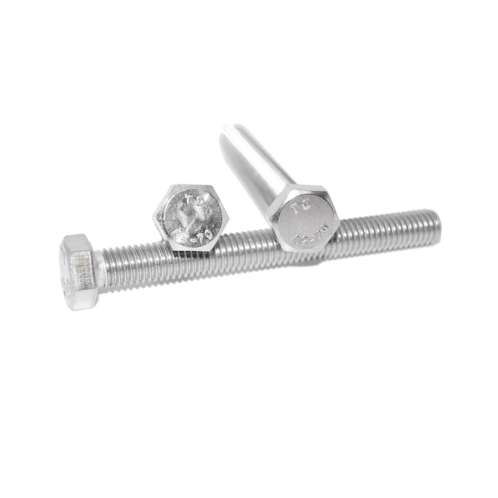 Sechskantschrauben M6X170 6 Stück DIN 933 A2 Edelstahl rostfrei, Maschinenschraube mit Vollgewinde,