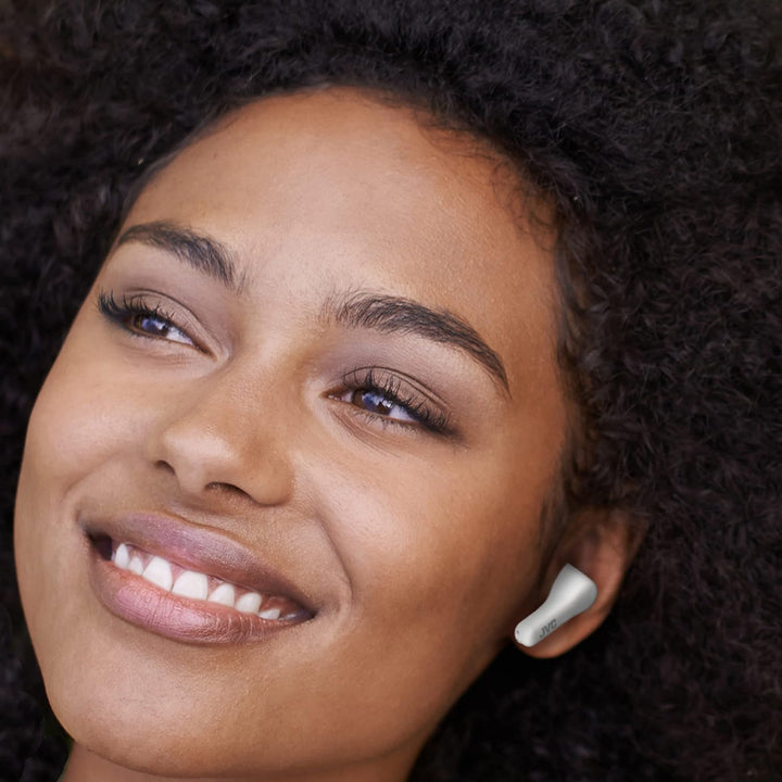 JVC Earbuds HA-A3T Headphones HAA-3TWU (Wireless IN-Ear White)