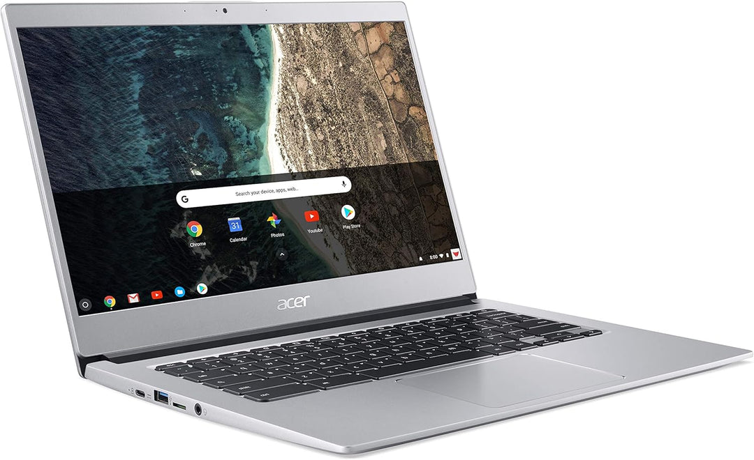 Acer Chromebook 514 CB514-1H-P9AS Notebook Portatile, Processore Intel Pentium Quad-Core N4200, Ram
