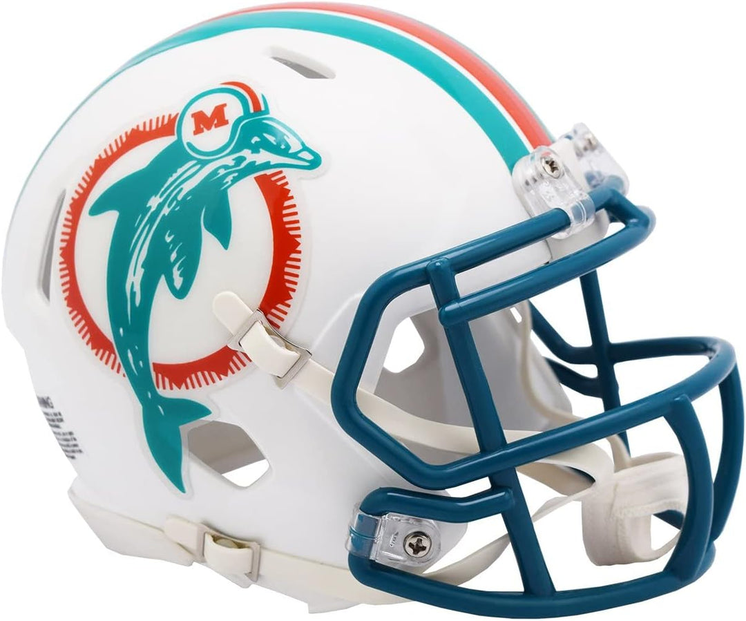 Riddell Mini Football Helm - Speed Miami Dolphins 1980-96