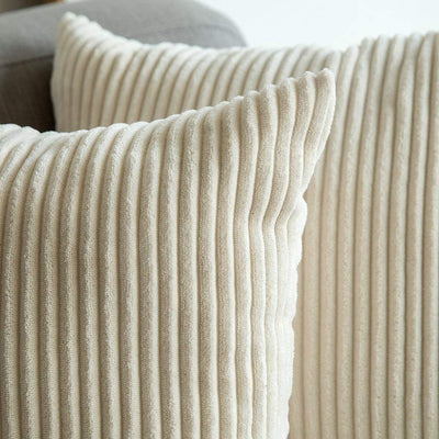 MIULEE 2er Set Kissenbezüge Kord Kissenhülle Dekorative Kissenbezug Sofakissen Couchkissen Dekokisse