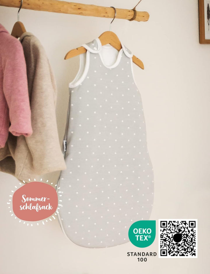 Ehrenkind® Baby Sommerschlafsack Rund | Bio-Baumwolle | Oeko-TEX® Sommer Schlafsack Baby Verschieden