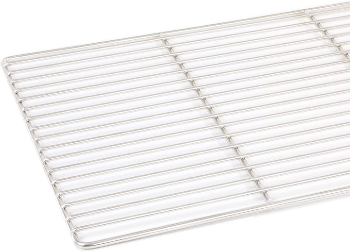 Grillrost 49.5 x 32.4 cm aus Edelstahl rostfrei und elektropoliert Grillstabdurchmesser 4 mm, Grills