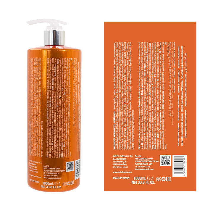 Abril Et Nature Bain Shampoo Nature-Plex - Feuchtigkeitsspendendes, reparierendes Shampoo- Für stark