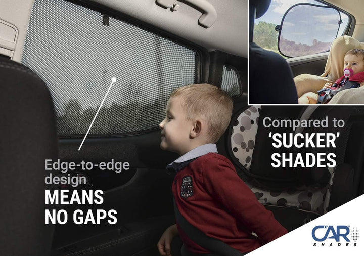 Satz Car Shades (Hintertüren) kompatibel mit Mercedes C-Klasse Kombi 2007- (4-teilig)