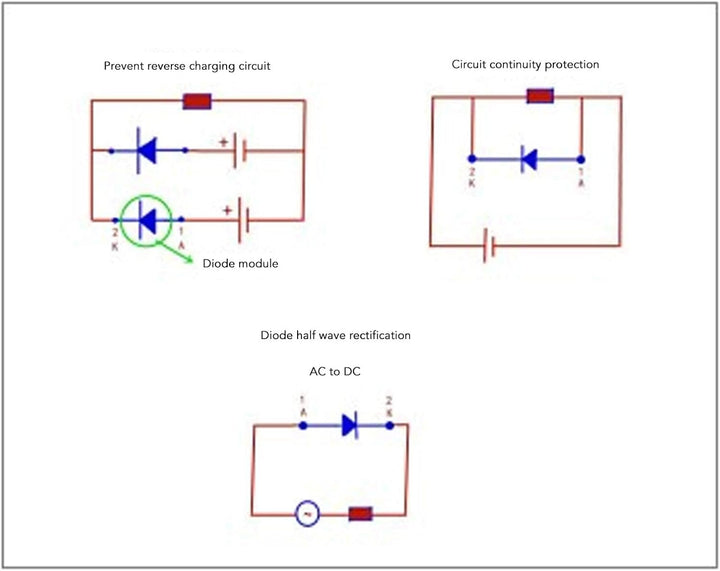 Photovoltaik Brückengleichrichter Anti Reverse Leistungsmodul 100A 1600V mit Kupferplattenkühlung un