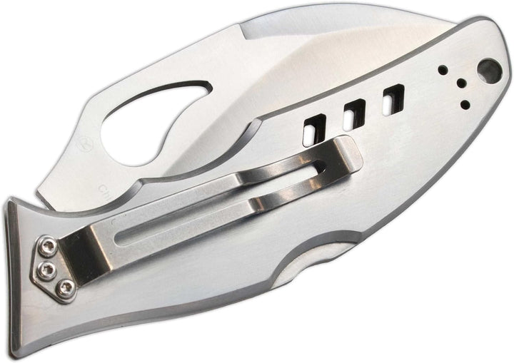 Spyderco BY07PS Unisex – Erwachsene Taschenmesser Byrd Crossbill, grau, 19,4 cm