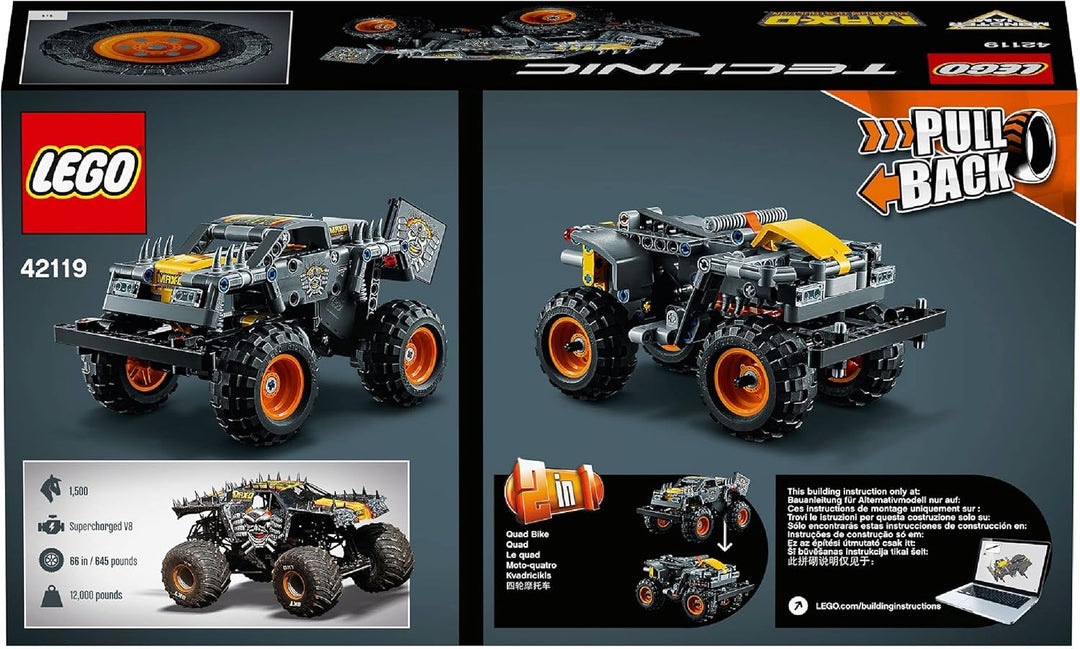 LEGO 42119 Technic Monster Jam™ Max-D™ Einzelbett, Einzelbett