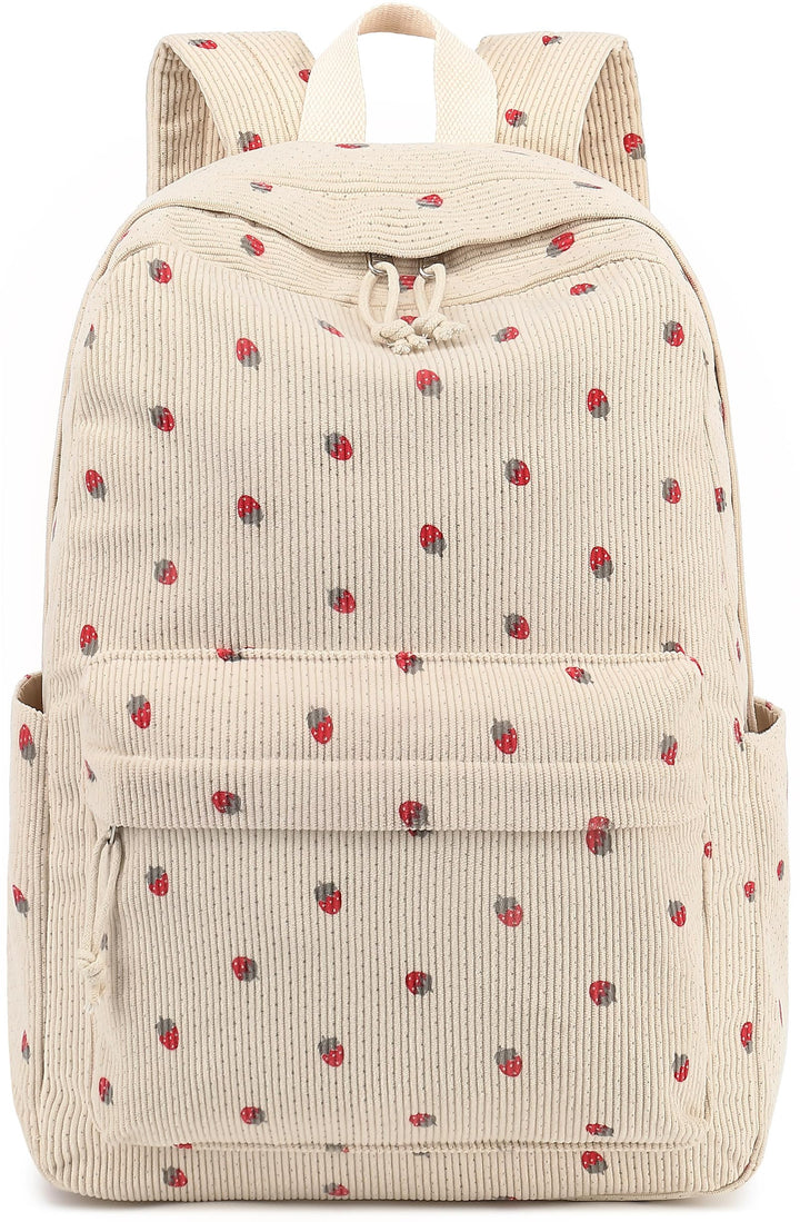 LEDAOU Rucksack für Teenager Mädchen Schulrucksack grosse Büchertaschen Grundschule High School Cord