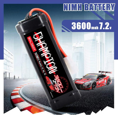 GOLDBAT RC Akku 3600mAh NiMH Akku 7.2V Pack Batterie Ersatzakku Für RC Autos Flugzeug Helikopter Boo