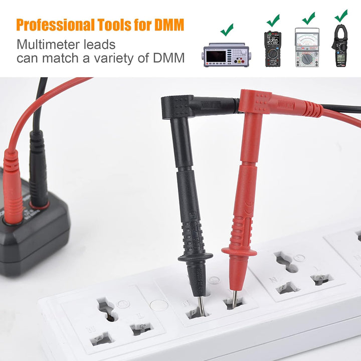 Messleitungen für Multimeter Test Kabel Set MESTEK 21 Stück Bananenstecker Prüfsonden Krokodilklemme