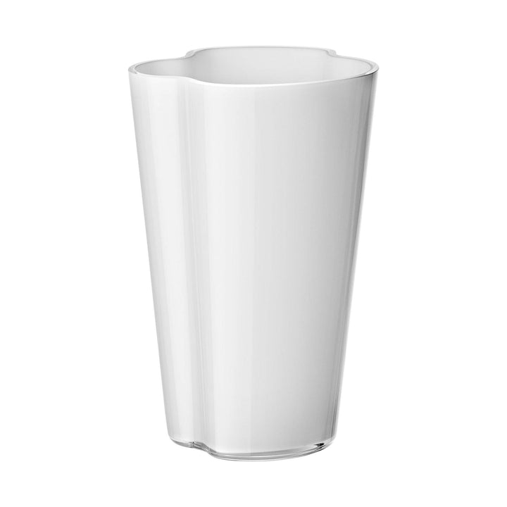 Iittala Alvar Aalto Collection Vase, 220 mm, Glas, Opal Weiss