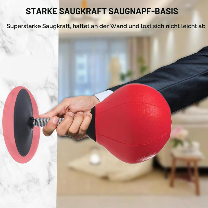 Punchingball, Punchingball Tisch mit Federn, Saugnapf zum Stressabbau für Chef, Kollegen, Freunde, 1