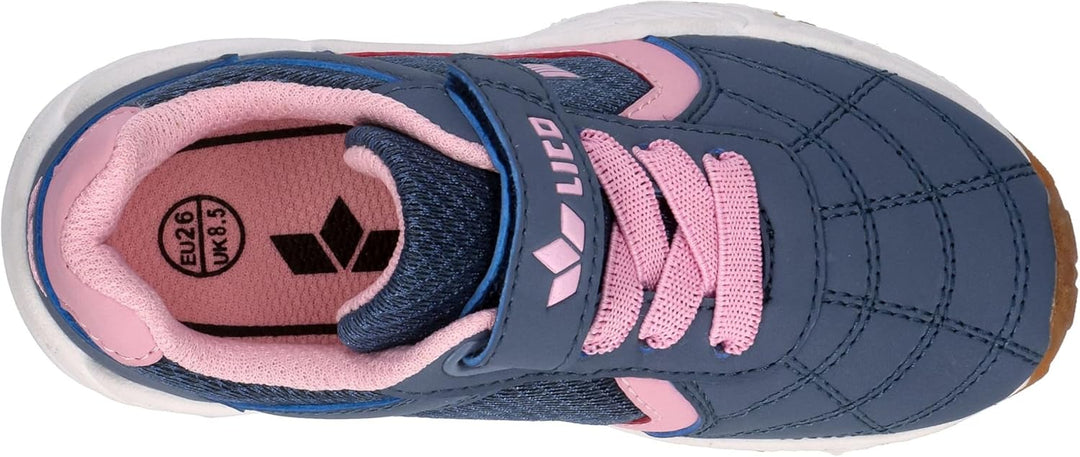 Lico Unisex Kinder Benchy Vs Sneaker 41 EU Grau Rosa, 41 EU Grau Rosa