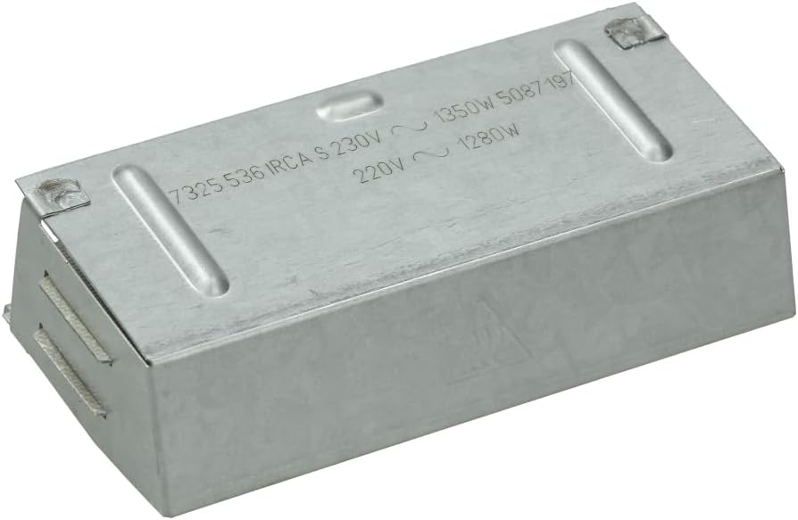 Widerstand für Fritteuse Seb Actifry. Leistung: 1350 W, Masse: 10,6 cm / 5,4 cm. FZ700039/12D FZ7001