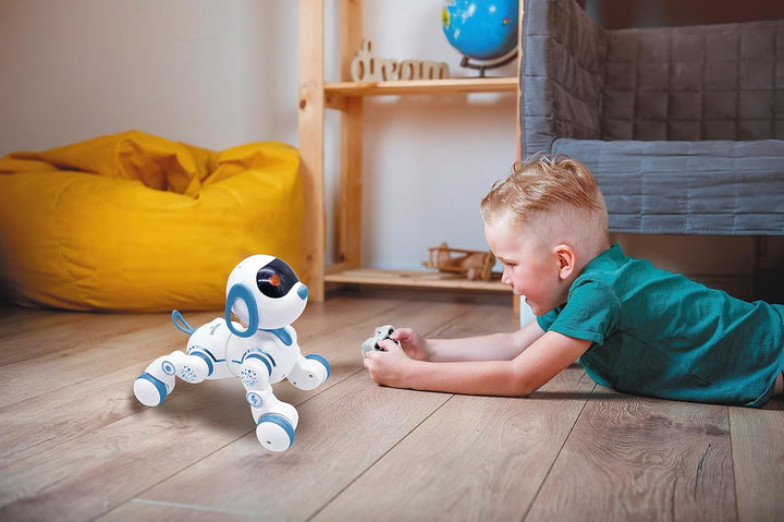 Lexibook Power Puppy® Jr - Mein Kleiner Ferngesteuerter Roboterhund zum Trainieren - Roboterhund mit