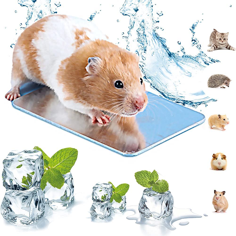 Namvo Kühlmatte für den Sommer, für Hamstermatte, Eisbett, für kleine Haustiere, Hamster, Meerschwei