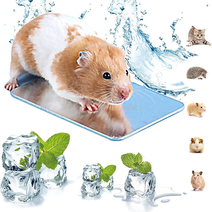 Namvo Kühlmatte für den Sommer, für Hamstermatte, Eisbett, für kleine Haustiere, Hamster, Meerschwei