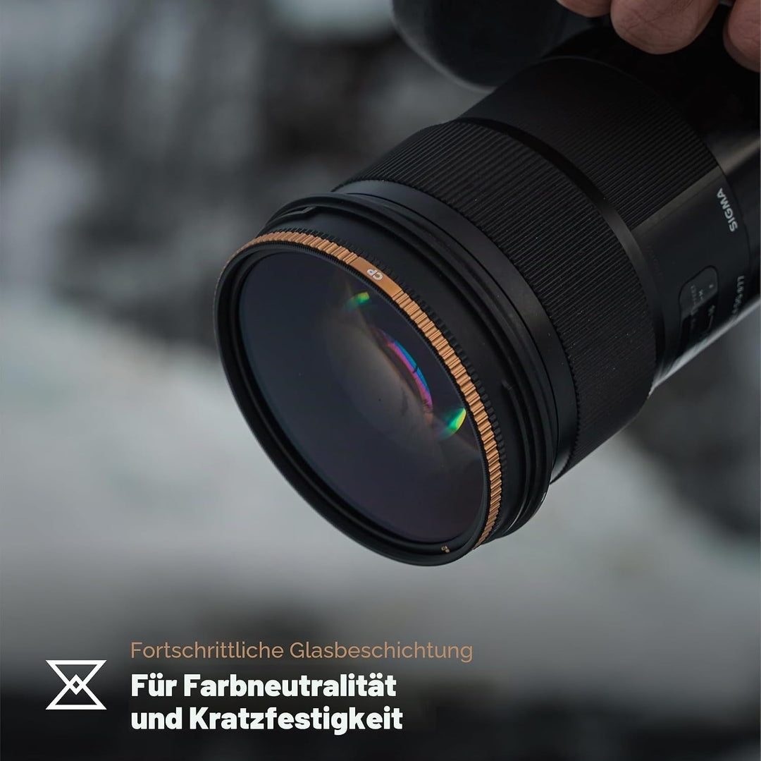 PolarPro - Quartzline Zirkularpolfilter - 82 mm CP Schwarz