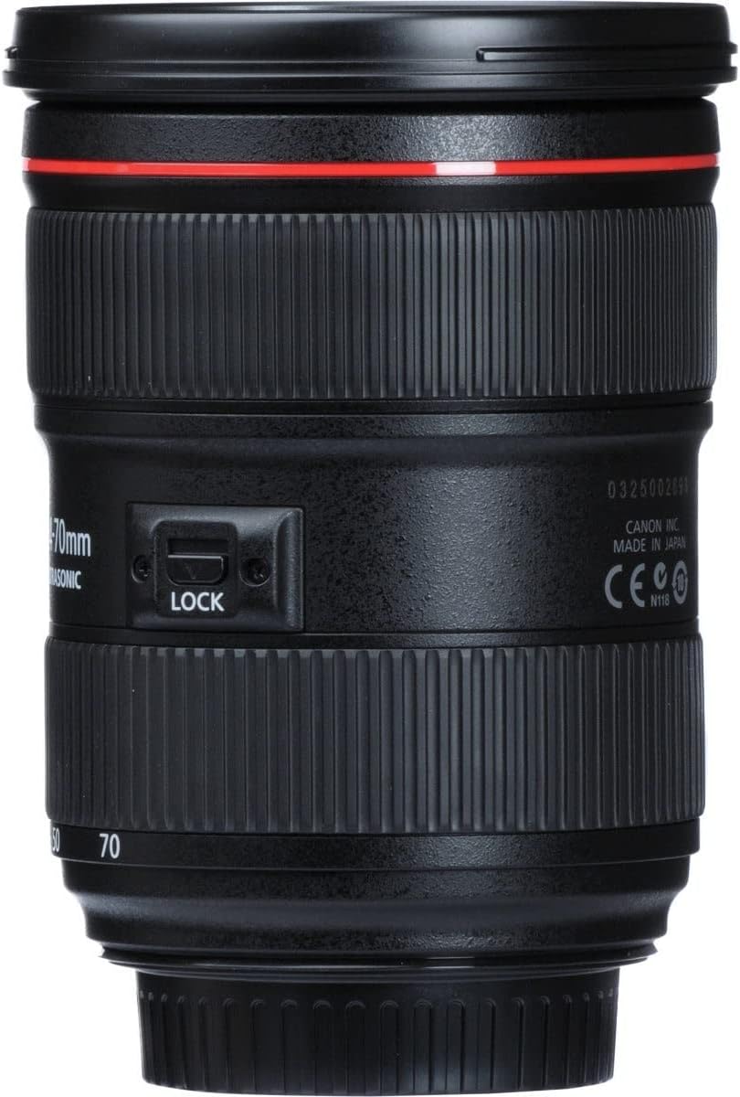 Canon EF 24–70 mm f/2.8L II USM Standard-Zoomobjektiv, 5175B002, schwarz