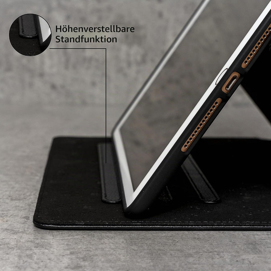 Porter Riley - Lederhülle für iPad 10. Generation (10.9") Ausgabe 2022. Premium Echtleder Standhülle