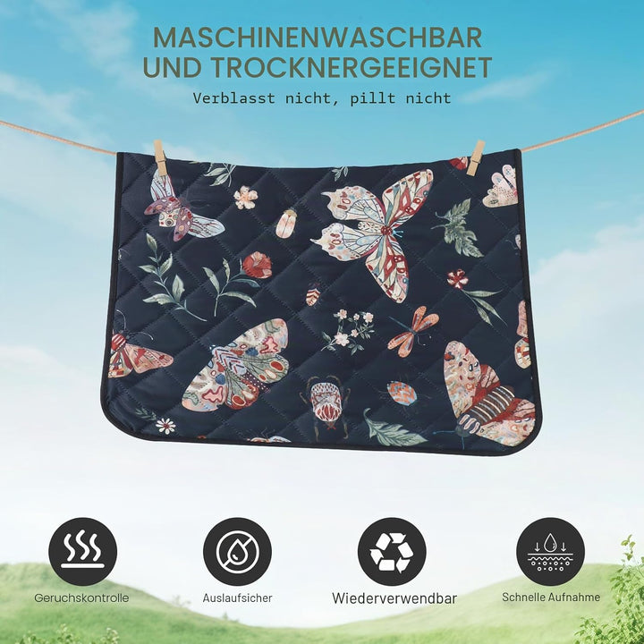IEUUMLER 2 Stück Welpenunterlagen Waschbar für Hunde, Wiederverwendbare PIPI Matten,Super Saugfähig